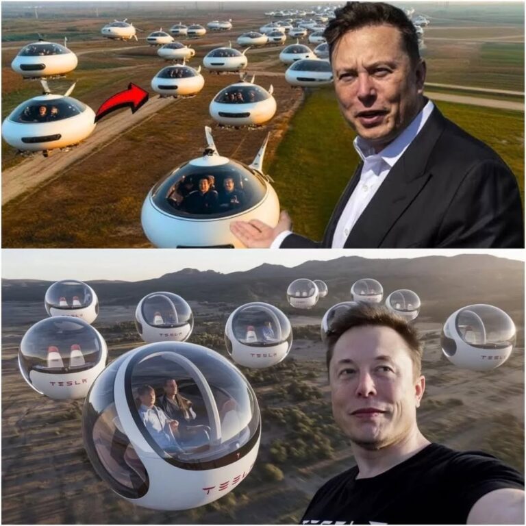 Elon Musk Unveils The World’s First Flying Tesla Prototype!