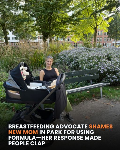 BREASTFEEDING ADVOCATE SHAMES NEW MOM IN PARK FOR USING FORMULA—HER RESPONSE MADE PEOPLE CLAP