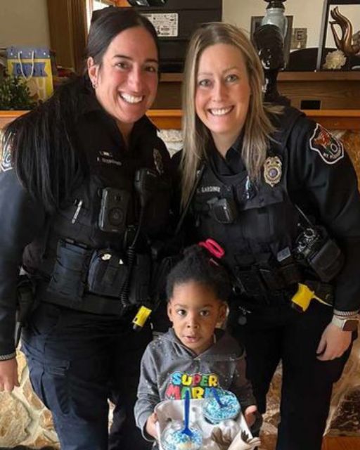 HER BIRTHDAY PARTY NEVER HAPPENED—BUT TWO OFFICERS SHOWED UP ANYWAY