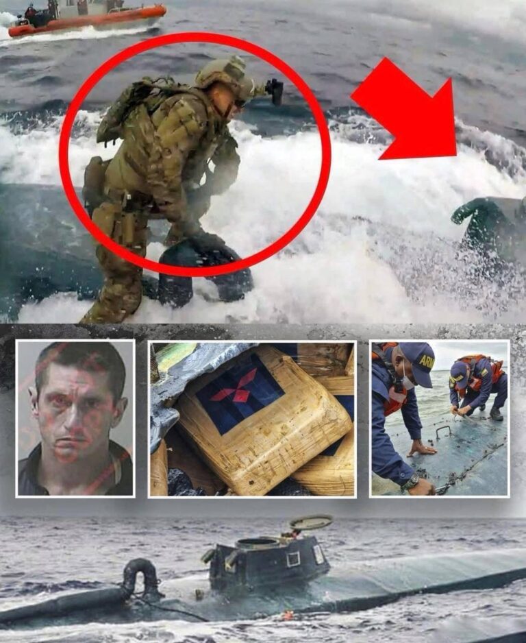 Dramatic video shows Coast Guard leaping onto submarine carrying 17,000 pounds of cocaine