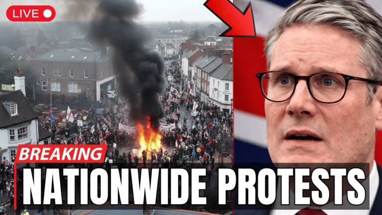 Crowborough’s Fury: Thousands Rise Against Starmer’s Broken Promises as Migrants Flood Military Barracks, Sparking Nationwide Protests and Legal Battles! Discover How This Community’s Defiance Signals a Turning Point in the Asylum Crisis!