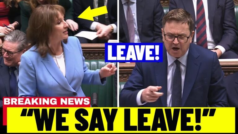 RACHEL REEVES KICKED OUT OF PARLIAMENT IN TOTAL HUMILIATION!💥Tory MP Stephen McPartland’s SAVAGE “GET OUT!” Roar Forces Chancellor to Be ESCORTED from Commons Over DISASTER Budget Tax Hike Nightmare!😡 Commons descended into ABSOLUTE BEDLAM today as Shadow Chancellor Rachel Reeves got PHYSICALLY BOOTED from the chamber